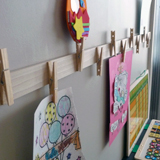 Thumbnail image for Display Your Child’s Creations with Inexpensive DIY Clip Art Rails